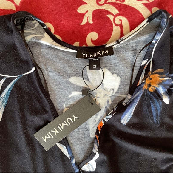 Yumi Kim Floral Pattern Wrap Dress XS - Picture 5 of 10